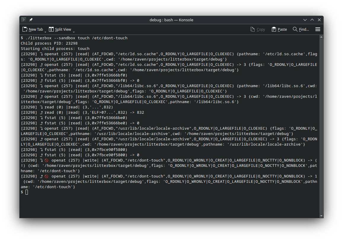 Litterbox screenshot